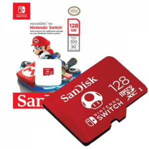 Memoria sandisk de micro sd 128Gb oficial nintendo