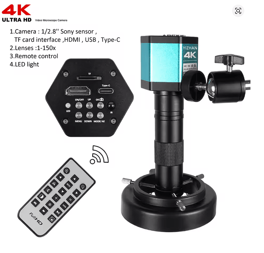 Microscopio Digital 4K, microscopio de 48MP para electrónica - Imagen 2